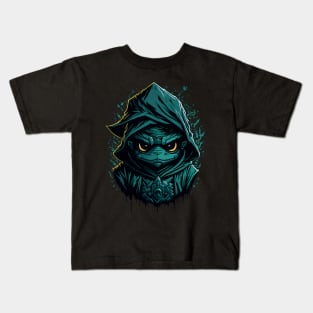 Maltese as green angry ninja Kids T-Shirt